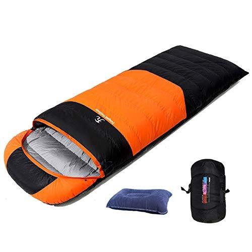 寝袋 室内 封筒型 600 2800g高級ダウン詰め 連結可能 オールシーズン アウトドア 人型寝袋 防災用 室内 登山 防災用 極限耐寒 快眠シュラフ オレンジ ブラッ 66485580535275704966 スクーデリア