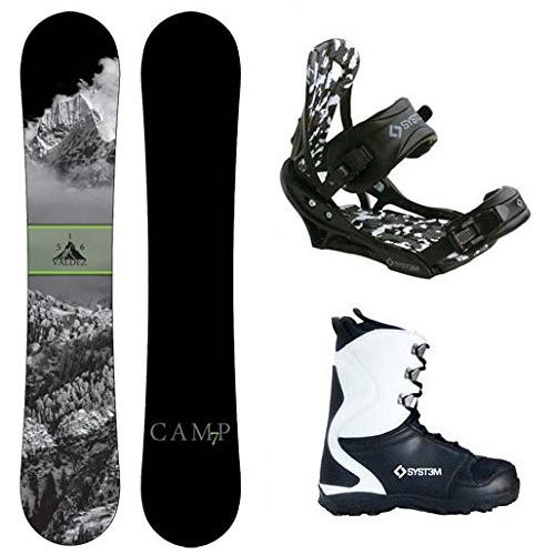 snowboard boots and bindings package