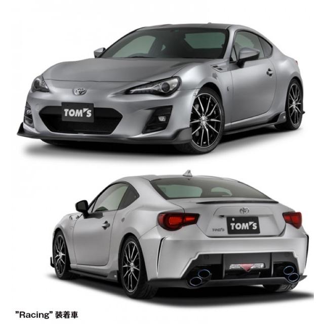 トムス 86 バンパー Zn6 Zn6 後期 フロンバンパー Racing Fog無 ライトニングレッド C7p エアドレス