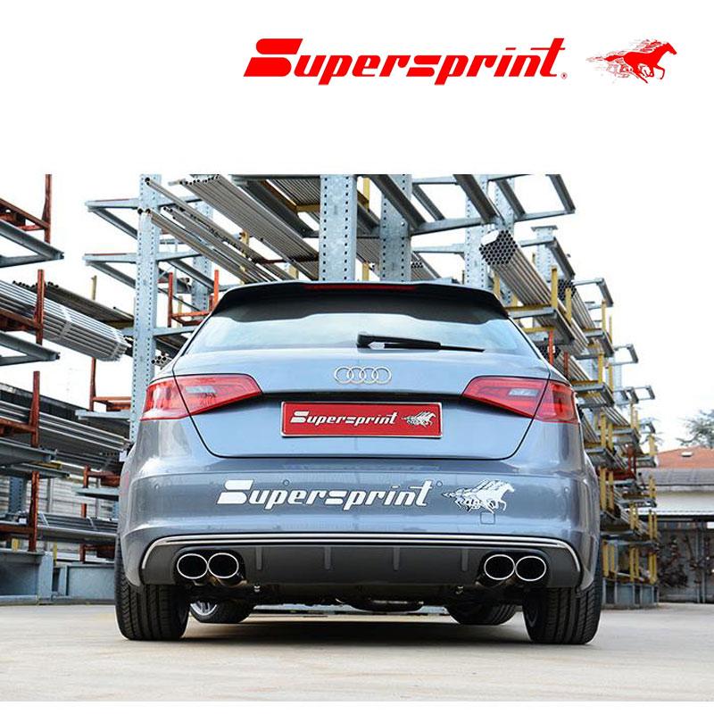 Supersprint スーパースプリント リアマフラーaudi Exhaust A3 ８va Sportback アウディ A3 A3 ８va スポーツバック Shop 1 8tfsi クアトロ 180hp 13 品番 Ss Sport Exhaust Shop Alpha