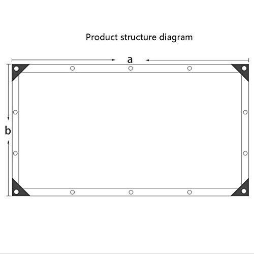 Lixiong オーニングシェード遮光ネット 防塵 日焼け止め 暗号化 増粘 増粘 断熱 防塵 グランドシート ルーフ カスタマイズ可能なサイズ 色 黒 サイズ An07gfnd6lg Angelsnow