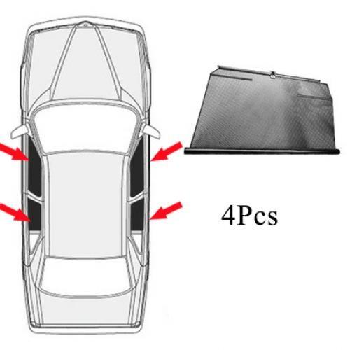 Al サイド ウインドウ 自動車 サンシェード 日除け カーテン 車用 カーテン 適用 アウディ 内装用品 Audi A6 C7 4 サイド ウィンドウ Al Ii 0904 オートパーツエージェンシー2号店