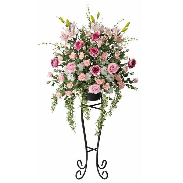 造花 ニコルローズスタンド 光触媒 花 観葉植物 インテリア インテリア 人気 ギフト おしゃれ 造花 アートフラワー ギフト 花 0119a 収納家具通販 アーネ