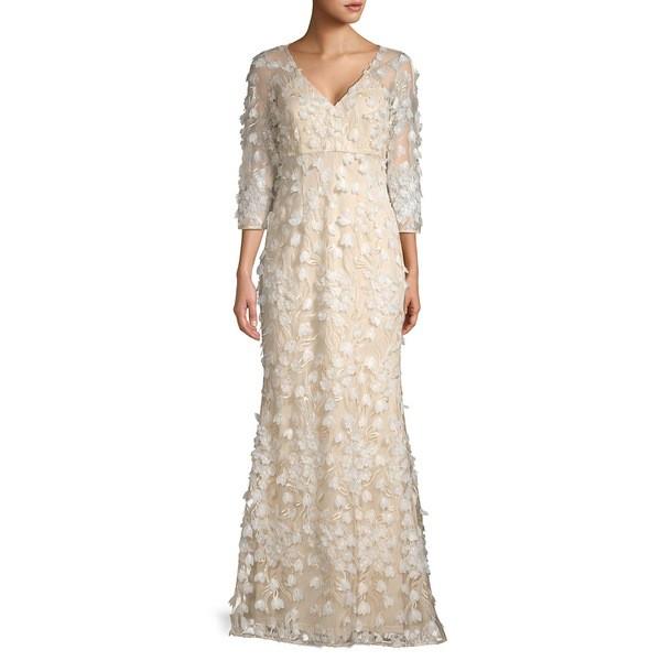 カルメンマークバルボ レディース ワンピース トップス Champagne Textured Floral Floral Gown Champagne Floral 58 1vkqakfwz9 0572 海外インポートファッション Asty