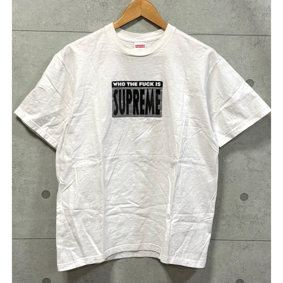 シュプリーム Supreme Tシャツ WHO THE FUCK IS 綿100 白 size M 19SS 69467