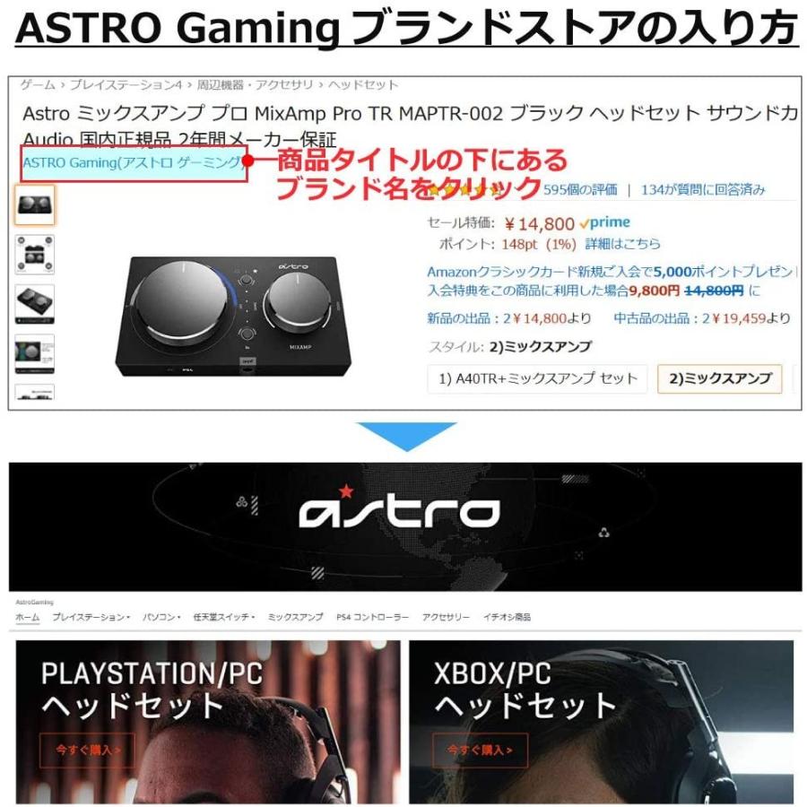 Astro 対応 テレビゲーム ゲーミングヘッドセット Ps4 対応 0tr Map ブラック ミックスアンプ 付き ヘッドセット ヘッドセット Ps4 Pc Xbox Bt