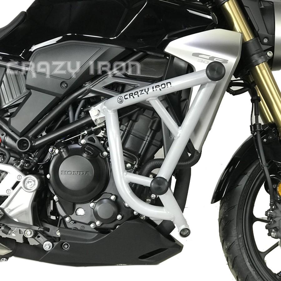 Iron ならショッピング バイク 自転車 フレーム バイク スタントケージ 車 ランキングや口コミも豊富なネット通販 エンジンガード B E Guard エンジンガードcb300r エンジンガード スタントケージ クラッシュバー スライダー ホンダ Engine Guard Crazy Iron