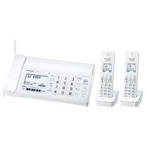 パナソニック Fax本体 Panasonic デジタルコードレス普通紙fax ファクス Fax電話機 子機2台付き ホワイト おたっくす Kx Pz0dw W Kx Pz0dw Bic Shop
