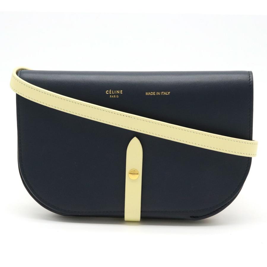 残りわずか!CELINE セリーヌ クラッチオン クラッチバッグ バイカラー ...