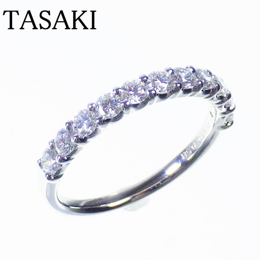 タサキ 現行品 ブランド Brillante ハーフエタニティ26 0 58ct ダイヤリング Rd F1789 Pt 950 10号 定38 5万円 Tasaki 田崎 新品仕上げ済 1304k1882 1304k1882 ブランド テアトロン