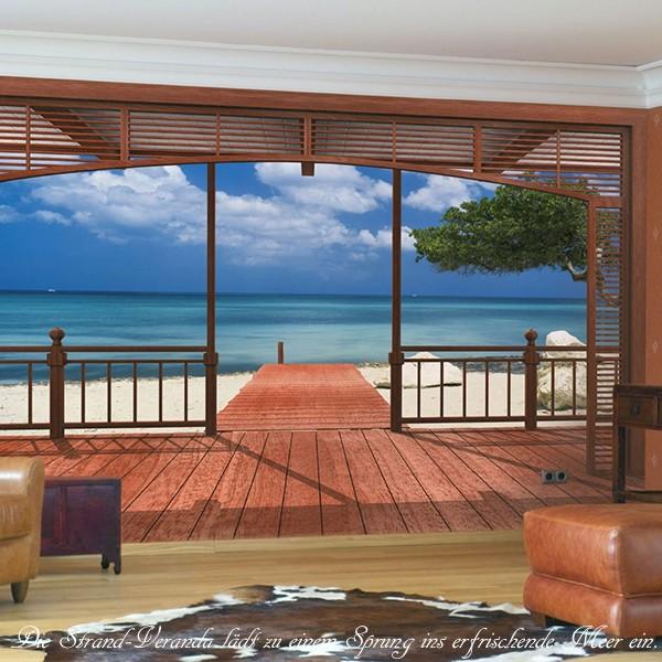 年最新入荷 クロス ドイツ製 8 101 青い海と白い砂浜風景写真 Paradiso El El 楽園 輸入壁紙 壁紙 北欧 だまし絵 クロス 3cm 270cm Kger036 ビニールカーテンのcレンジャー