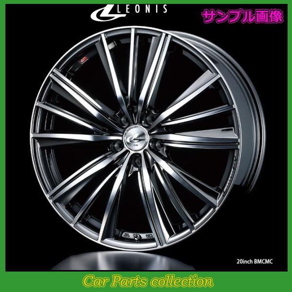 17インチ 7 0j 5h P C D 114 3 Inset 47 アルミホイール Weds ウェッズアルミホイール Fy レオニス 7 0j Fy ブラックメタルコート ミラーカット 2本セット Leonis Fy 363 Car Parts Collection
