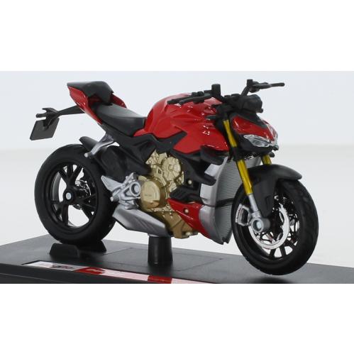 1 18 ドゥカティ スーパーネイキッド Maisto Ducati Super Naked V4S red 2020 1 18 梱包サイズ