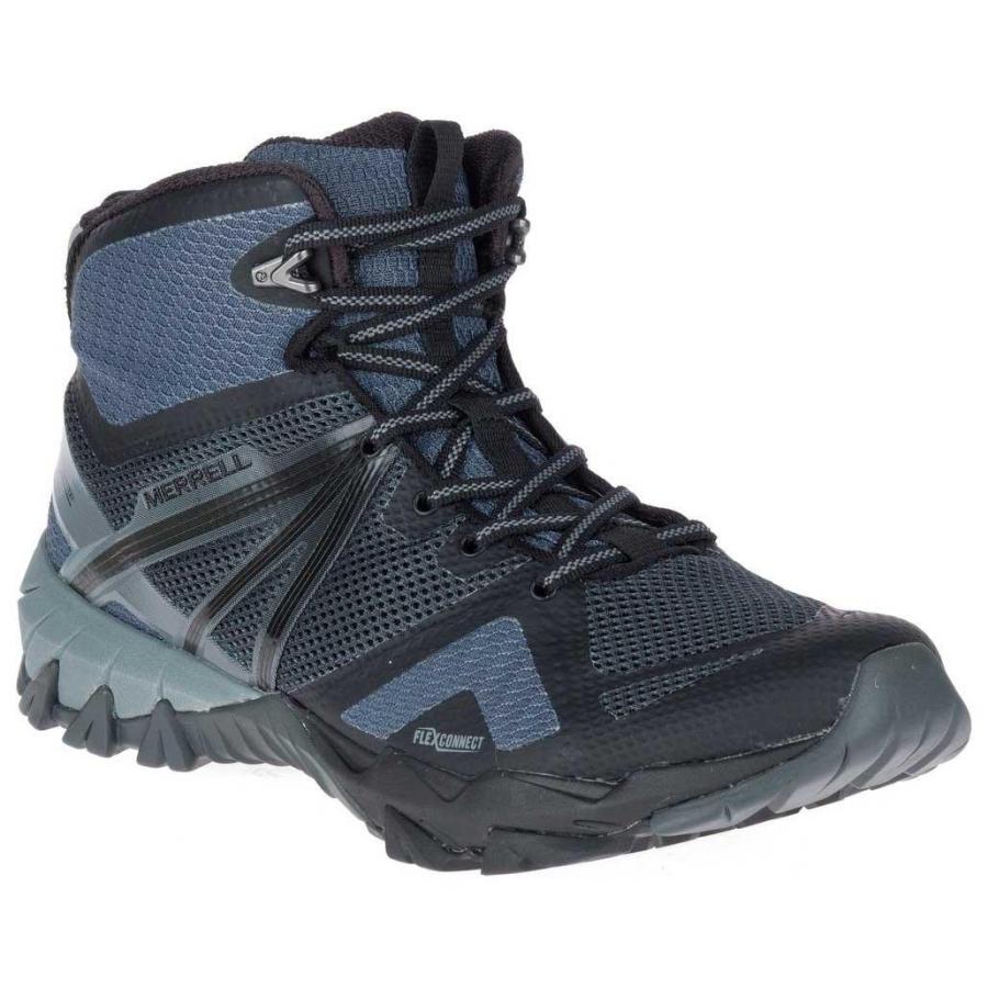 Mid メレル Flex Flex Mqm R Merrell Mqm Fm Gb クライムスワールド Black メレル Mqm Grey 店 Grey