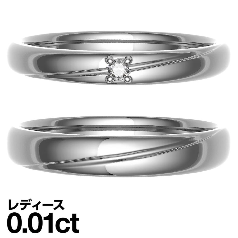 結婚指輪 ギフト マリッジリング 安い ファッション プラチナ900 天然 ダイヤモンド 2本セット 金属アレルギー 天然 日本製 誕生日 ギフト Sa 186sa 187 Pt M ココカル