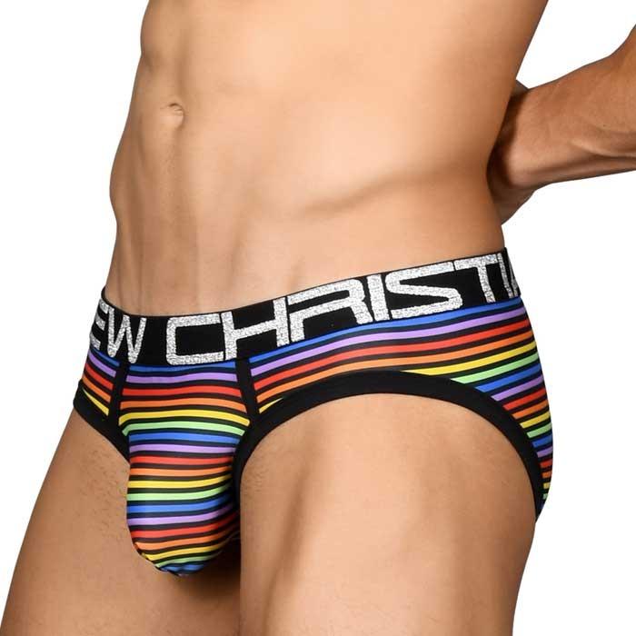 ANDREW CHRISTIANアンドリュークリスチャン Disco Pride Stripe Brief w Almost Naked