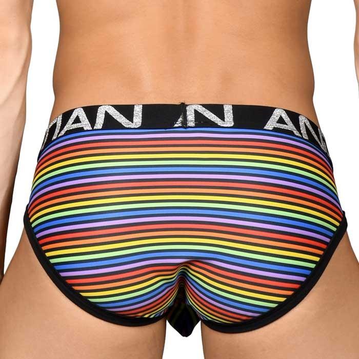 ANDREW CHRISTIANアンドリュークリスチャン Disco Pride Stripe Brief w Almost Naked