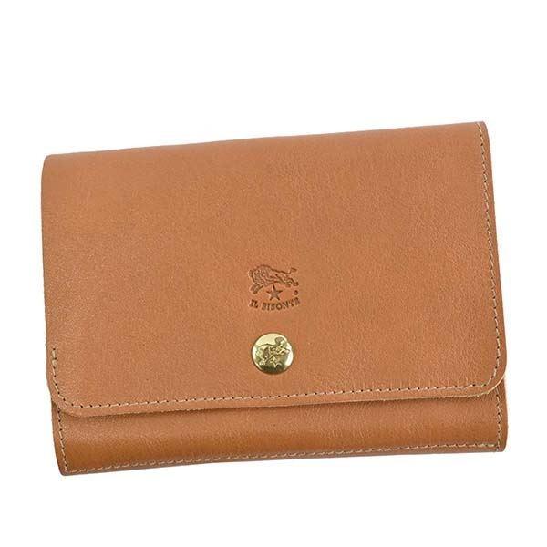 Il Bisonte イルビゾンテ 2つ折小銭付き財布 145 C0522 財布 145 C0522 Caramel Ds 大黒本舗