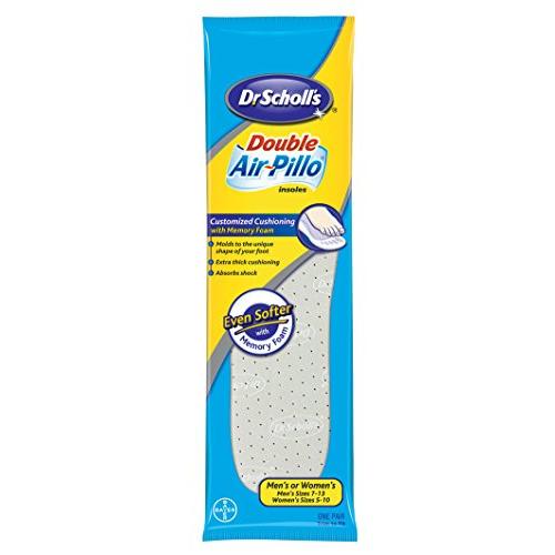 Dr Scholl S Double Air Pillo Pair Insole Unisex Pack Of Mens