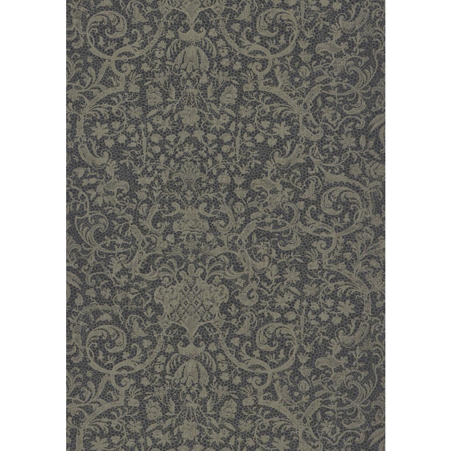 輸入壁紙 Espoir New Age Age 国内在庫 Sign 内装 Espoir ダマスク レース チャコール ゴールド インディゴ モダン Casamance テシード Diy Sign インテリアショップ デコール