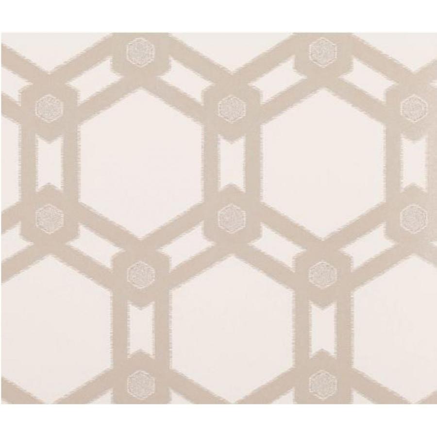 輸入壁紙 Villa Nova 賃貸ok Claremont Wallpaper 住宅設備 幾何学柄 Lustre ベージュ W535 01 幾何学柄 クロス Diy 賃貸ok 貼ってはがせる W535 01 インテリアショップ デコール