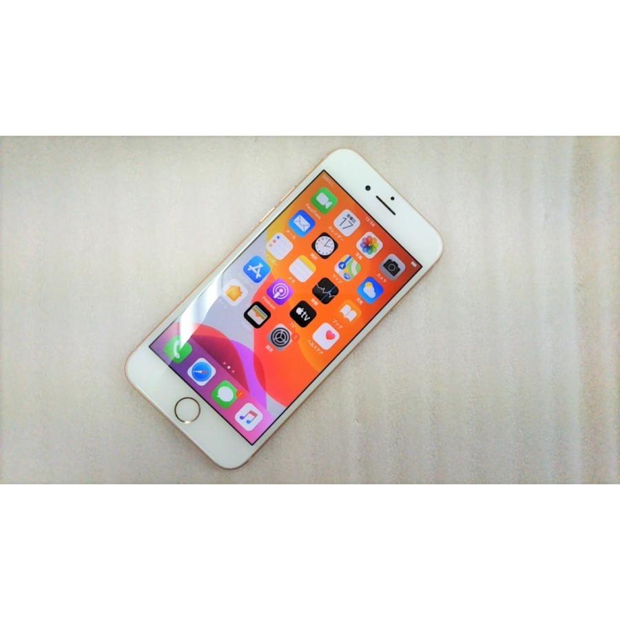 中古 Iphone Simフリー Iphone8 64gb ゴールド 金 格安sim対応 64gb Simフリー Mvno対応 判定 Apple ドコモ Au ソフトバンク Simロック解除済み 001p プロテクション