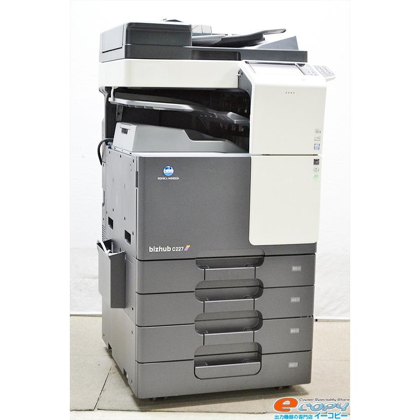 中古a3コピー機 中古a3複合機 Konica Minolta コニカミノルタ Ricoh Bizhub Bizhub C227 コピー コピー機 Fax プリンタ スキャナ カウンタ1108 中古コピーとパソコンのイーコピー