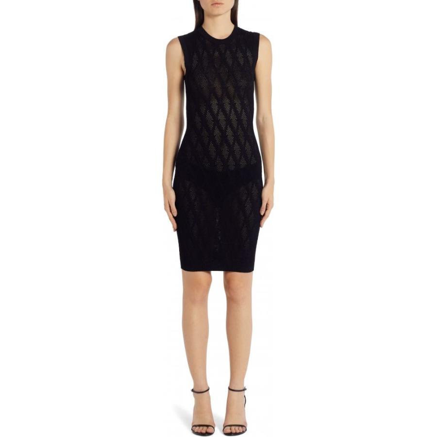 ヴェルサーチ Versace レディース Versace ボディコンドレス ヴェルサーチ ワンピース ドレス Black V Knit Body Con Sweater Dress Black Dp3 Ff59bbbffd フェルマート エフ Fermart Ef