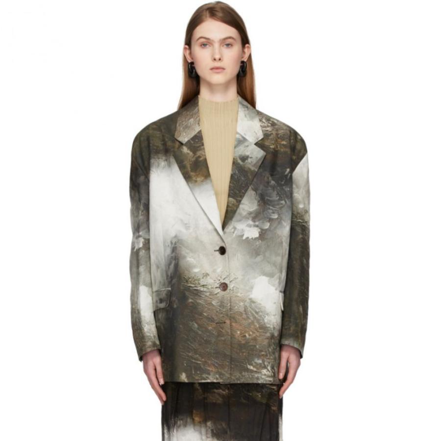 アクネ ファッション ストゥディオズ Acne Studios レディース スーツ ジャケット Painting ジャケット アウター Multicolor Painting Blazer Brown White Hc 1129f フェルマート エフ Fermart Ef