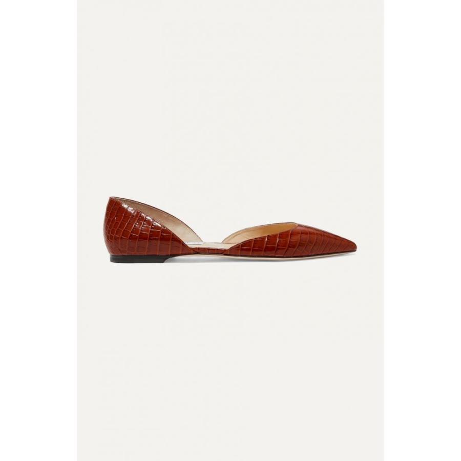 ジミー スリッポン フラット チュウ シューズ 靴 Choo Croc Effect Ballet Leather Jimmy Croc Effect レディース レディース Fermart Esther Ballet Flats Lg フェルマート エフ Ef 驚きの値段新品