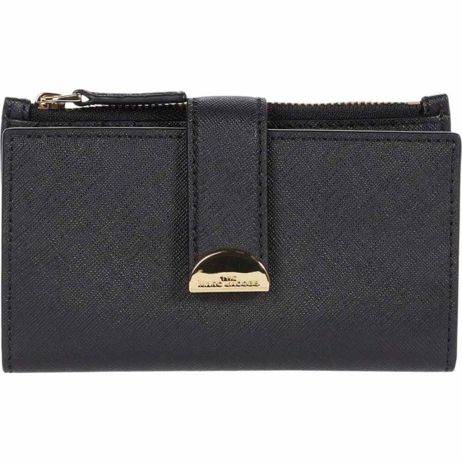 マーク ジェイコブス Marc Jacobs レディース Black 財布 Half Moon Moon Medium 財布 Flat Wallet Black Sh2 3 フェルマート エフ Fermart Ef