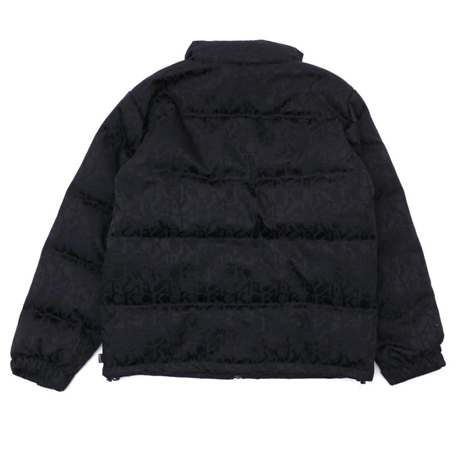 Supreme シュプリーム SUPREME Fuck Jacquard Puffy Jacket ダウンジャケット BLACK