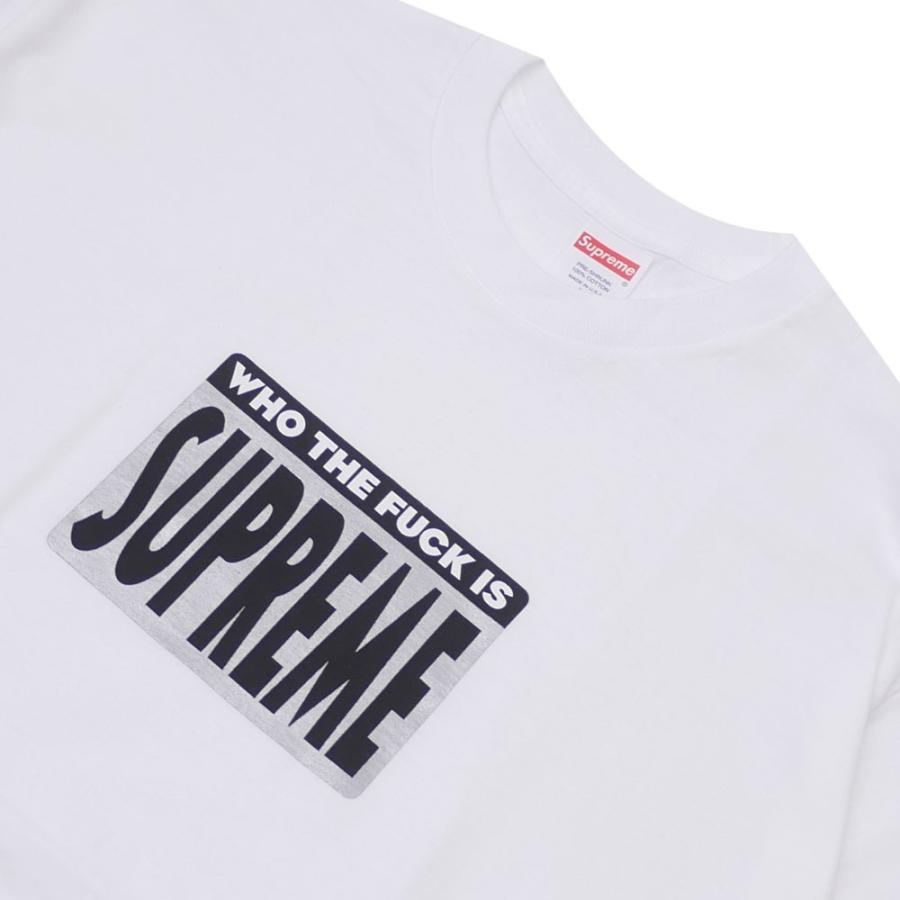 Supreme 新品 シュプリーム SUPREME Who The Fuck Tee Tシャツ WHITE ホワイト 白 メンズ
