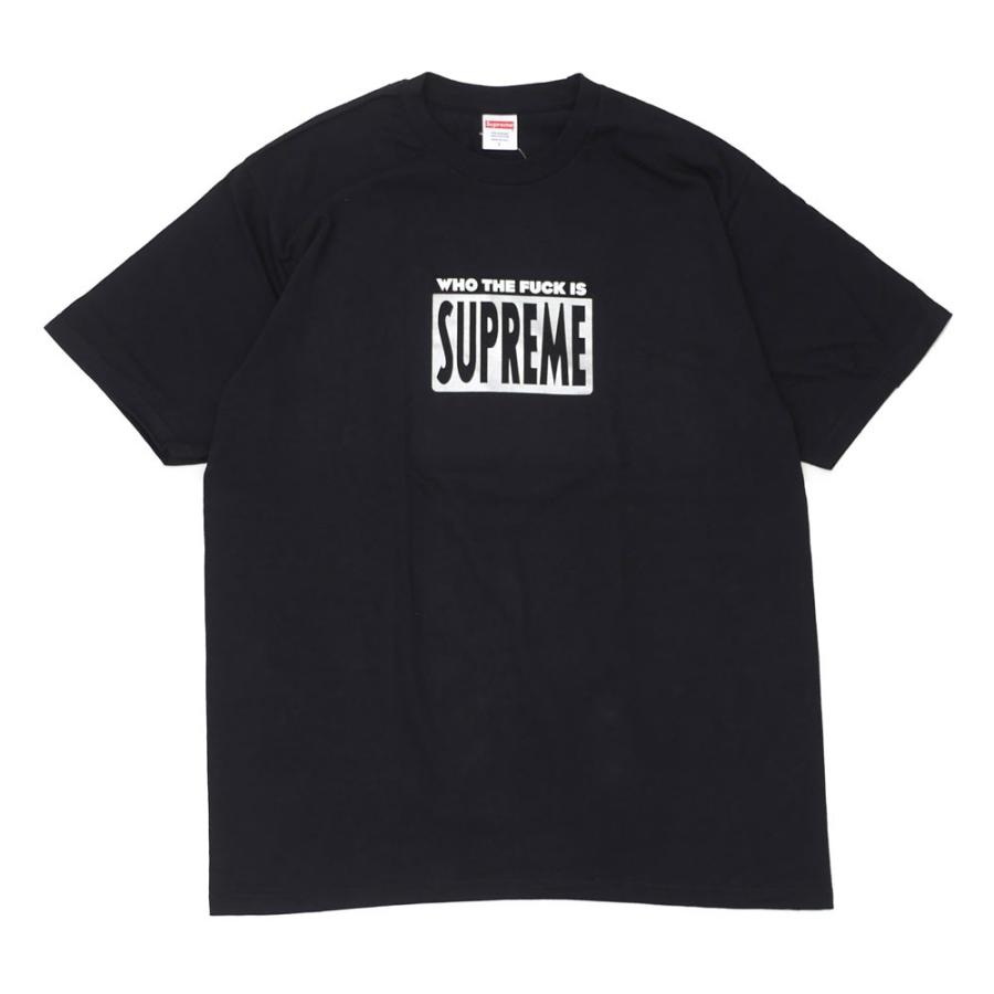 Supremeシュプリーム 新品 SUPREME Who The Fuck Tee Tシャツ BLACK ブラック 黒 メンズ