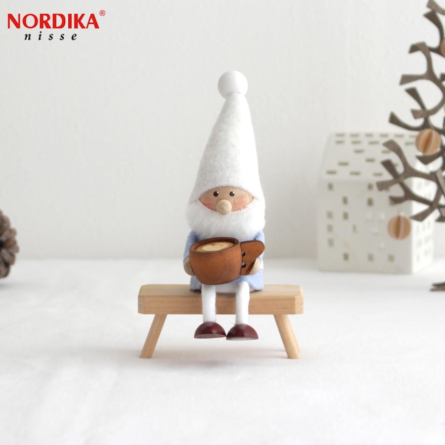 ノルディカニッセ ククサを持ったサンタ 星に願いを シリーズ NORDIKA nisse クリスマス 雑貨 木製 人形 北欧 NRD120673