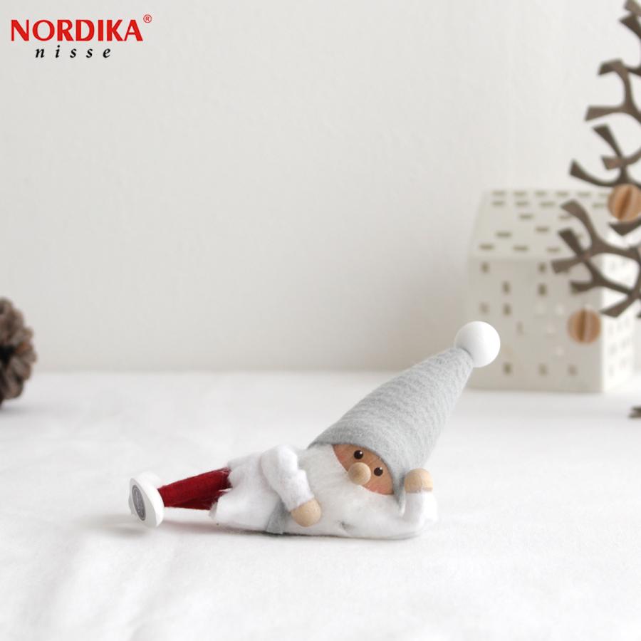 ノルディカニッセ ひとやすみサンタ サイレントナイトシリーズ NORDIKA nisse クリスマス 雑貨 木製 人形 北欧 NRD120687