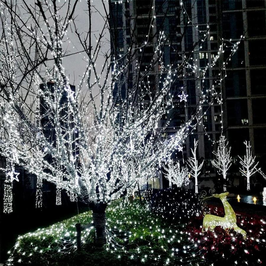 Goodgoods Led イルミネーション 1000球 ライト クリスマス 飾り ライト Led電飾 Led 1000球 60ｍ 500球30ｍ 2個セット 連結可 フェリーチェボイス