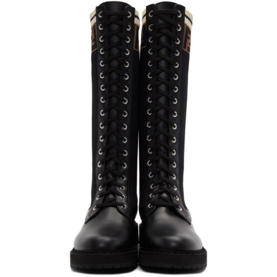 fendi rockoko boots black