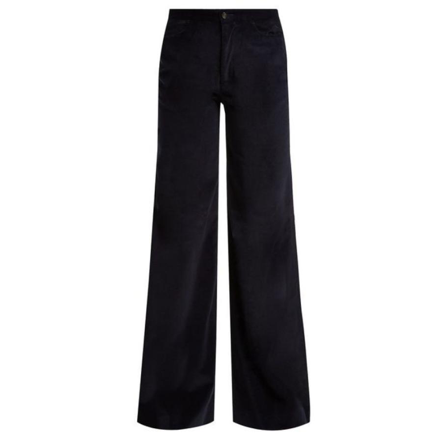 コノリー Connolly レディース ボトムス パンツ Needle Wide Leg Corduroy Trousers Trousers Navy Navy ボトムス Hb フェルマート Fermart 2号店