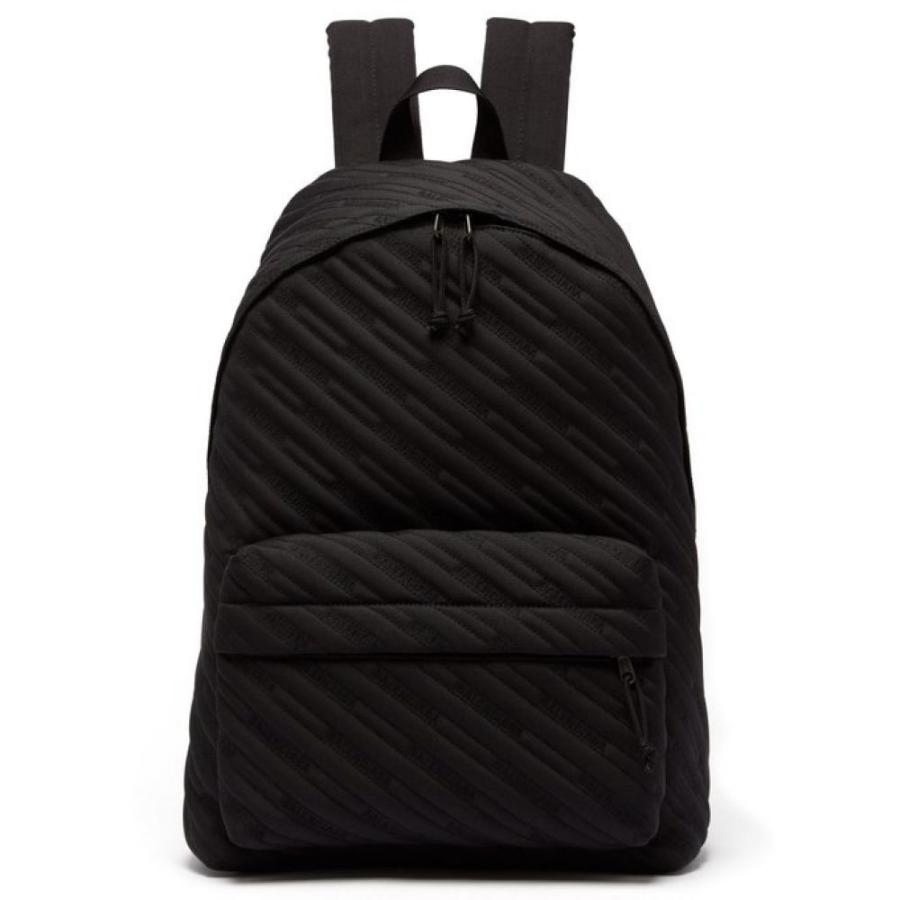 100 正規品メーカー直販 のバレンシアガ Balenciaga Balenciaga メンズ メンズ バックパック リュック バッグ Explorer Logo Embroidered バッグ Coated Canvas Backpack Black Hb フェルマート Fermart 2号店 本物今季ブランド の