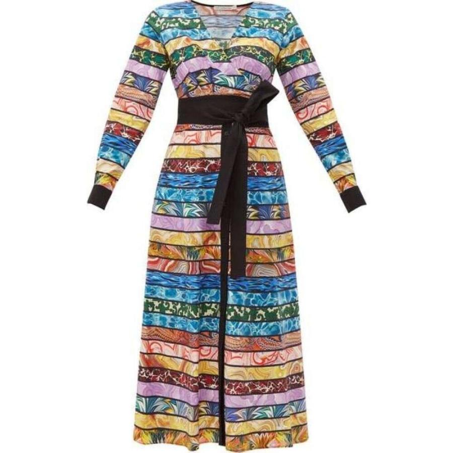 メアリー カトランズ ミドル丈 Mary Katrantzou レディース ワンピース カトランズ ミドル丈 ワンピース ドレス ファッション Monroe Cotton Blend Midi Dress Multicoloured Hb フェルマート Fermart 2号店