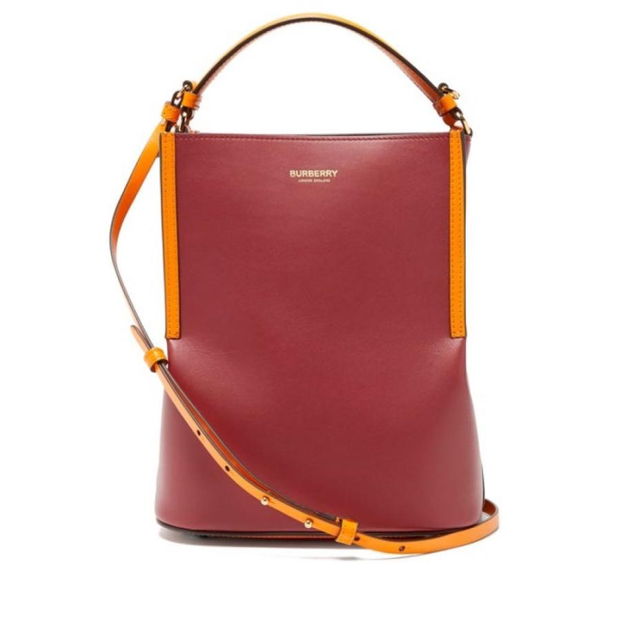 バーバリー Leather Burberry レディース レディース バッグ バケットバッグ Peggy Bucket Leather Bucket Bag Burgundy Hb フェルマート Fermart 2号店