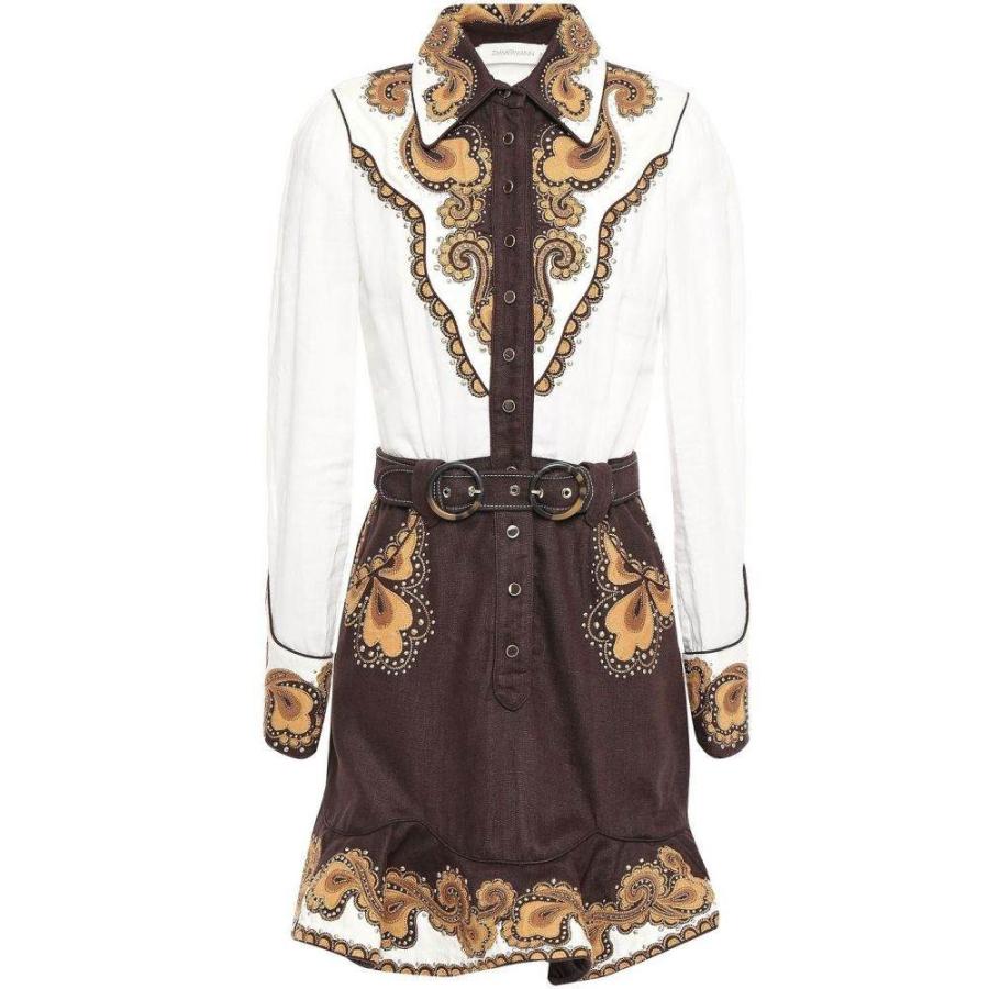 ワンピース ドレス ミニ丈 Ivory Lo Ffbfb84fb6 フェルマート ミニ丈 ジマーマン Dress Zimmermann Ramie Ramie And Dress Mini ワンピース レディース 2号店 Fermart Embroidered Linen Canvas