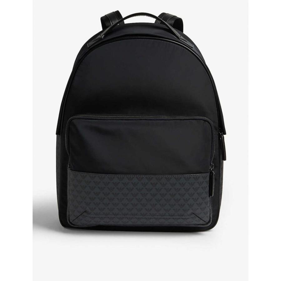 アルマーニ ARMANI backpack backpack メンズ logo-print logo-print ...