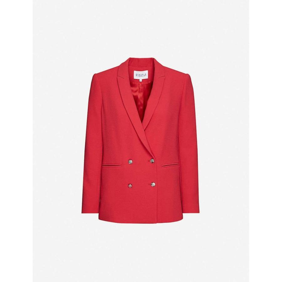 ランキング1位半額 クローディ ピエルロ Claudie Pierlot Pierlot レディース スーツ ジャケット アウター Verlaine アウター ピエルロ Double Breasted Crepe Blazer Raspberries Ap5 8574512 38624 フェルマート Fermart 3号店 期間限定特別価格
