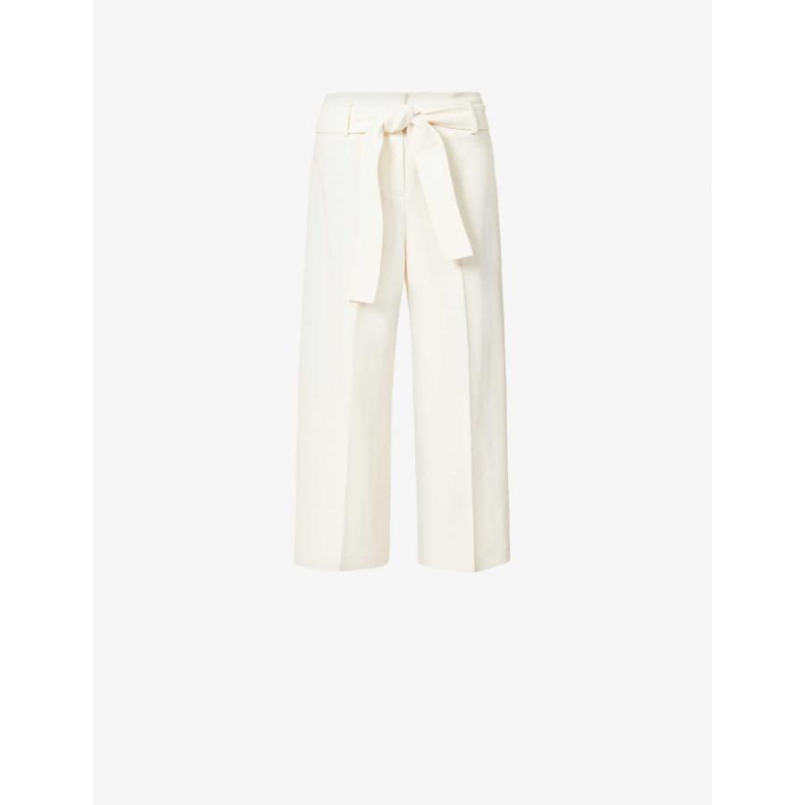 在庫一掃 セオリー Theory レディース クロップド ボトムス パンツ High Rise High Rise Wide Leg Crepe Trousers クロップド Rice Ap5 160 フェルマート Fermart 3号店 大人気の