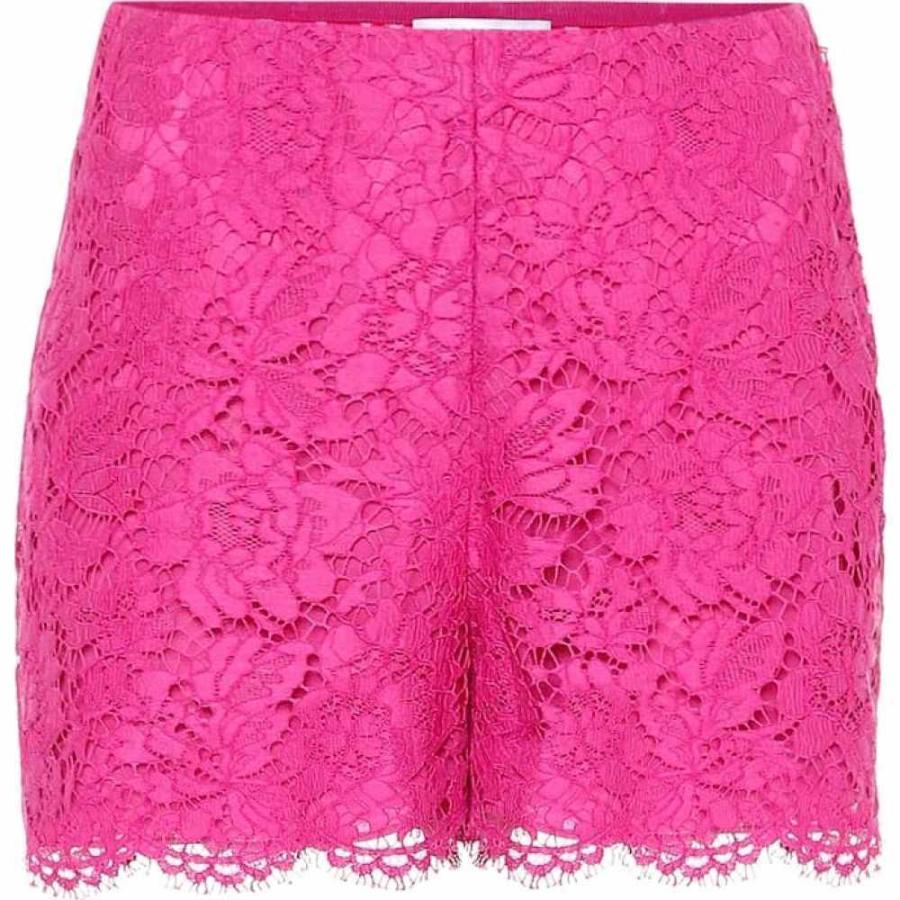 ヴァレンティノ Valentino レディース ショートパンツ ボトムス パンツ ボトムス パンツ Floral Lace Shorts Shadow Pink Hb4 P フェルマート Fermart 3号店