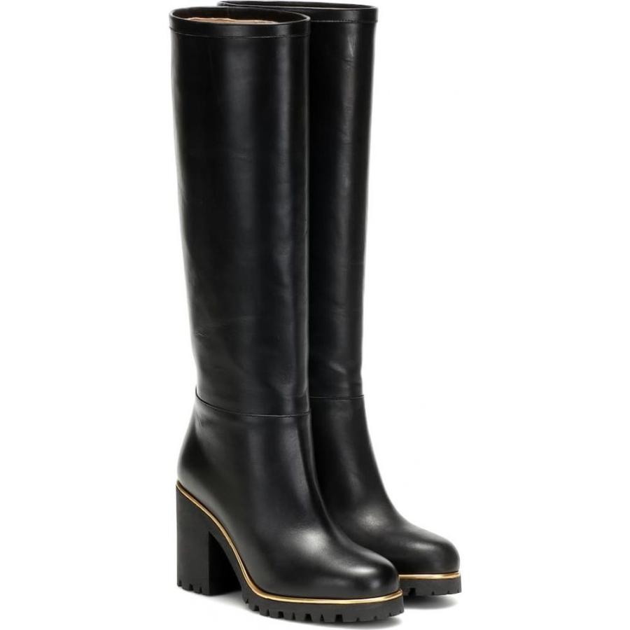 シャーロット オリンピア Charlotte Black Olympia レディース Leather ブーツ シューズ 靴 Barbara Leather Boots Knee High Boots Black Hb4 P フェルマート Fermart 3号店