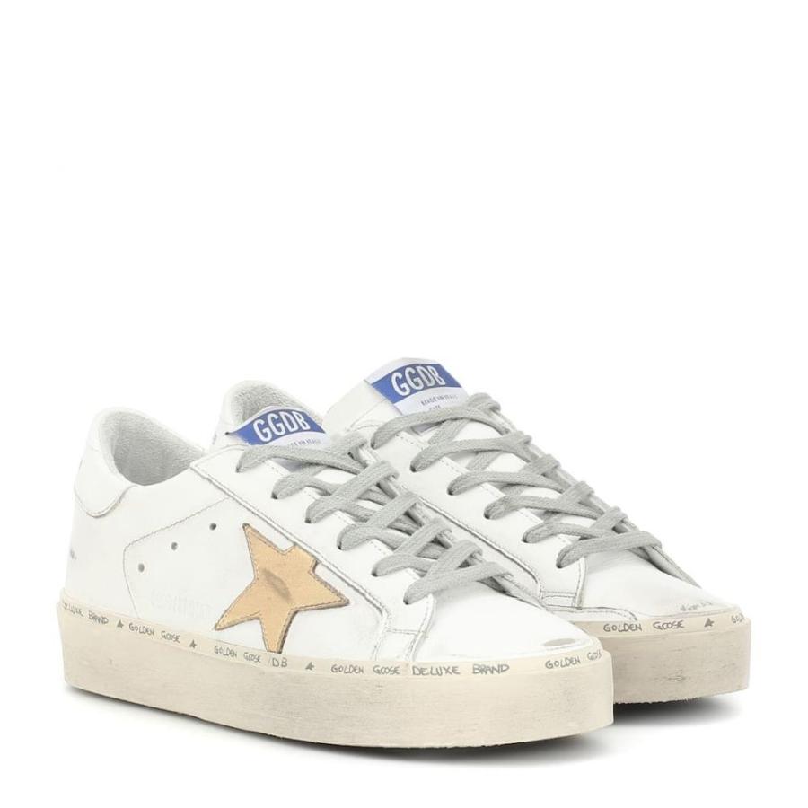 ゴールデン グース レディース Golden Goose レディース スニーカー シューズ 靴 Hi Leather Star Leather Leather Sneakers White Gold Leather Star Hb4 P フェルマート Fermart 3号店