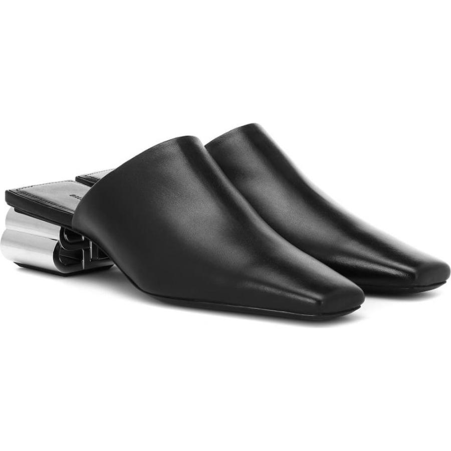 brown leather mules ladies